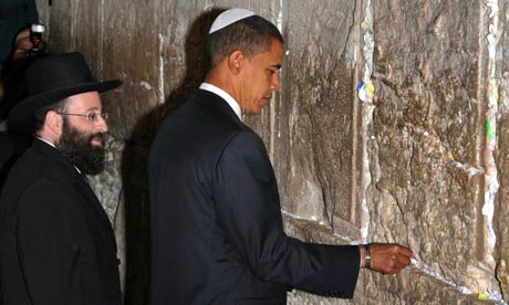 Obama wore a leather Yarmulka like a pro. Must have had a Jewish chief-of-staff.