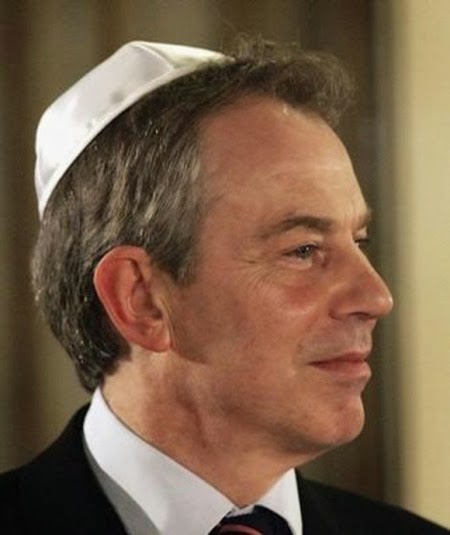Tony Blair - Disposable Yarmulka